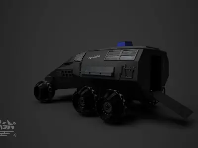 nasa mars rover prototype 3D model
