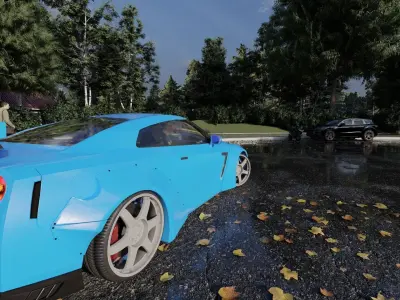 Supercar GTR 3D model