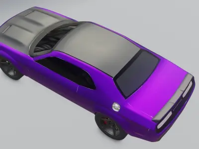 Dodge Chellenger HEMI 2018 3D model
