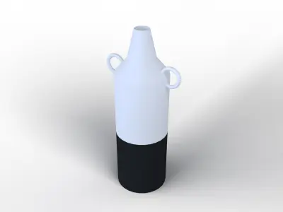 Modern BnW Vase 3D model