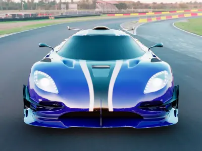 Koenigsegg One1 - Photorealistic PBR 3D Model 3D model