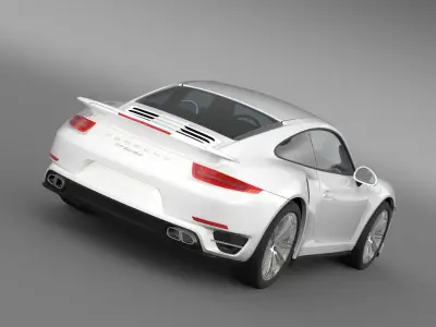 Porsche 911 Turbo 2013 3D model