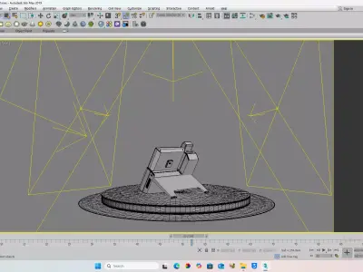 CONCIERGE TERMINAL Low-poly 3D model