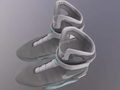 NIKE AIR MAG SHOES PBR Low-poly 3D model