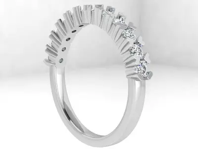 Diamond Band Ring 4389 3D print model