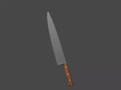 Ghostface and Mycheal Myers knife 3D model