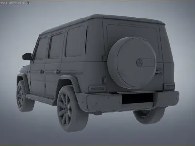Mercedes Benz G Class 3D Model  Ultra Realistic  3D model