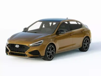 Hyundai i30 fastback 2020 3D model
