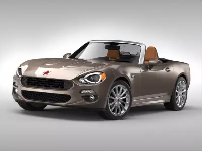Fiat 124 Spider 2017 3D model