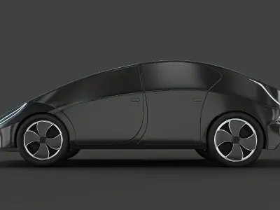 Electric Car 3D model