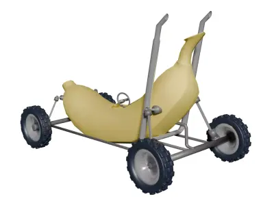 Low Poly Karts Pack Low-poly 3D model