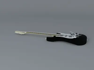 Dave Murray guitar Free 3D model