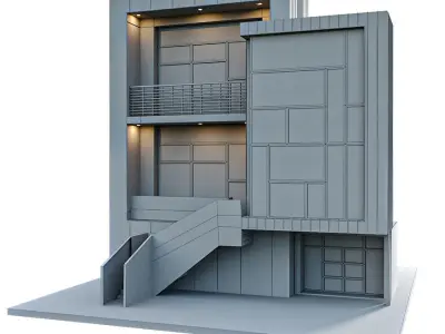 MODREN HOUSE N11 3D model
