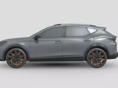 Low Poly Car - Cupra Formentor 2025 Low-poly 3D model