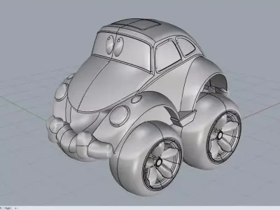 Buggy Toy Car 3D model
