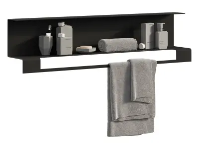 Bathroom Decorative Set 3D model