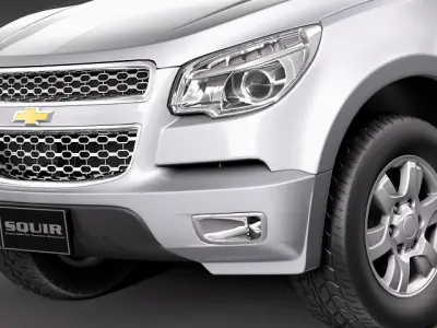 Chevrolet Colorado 2012 Double Cab 3D model