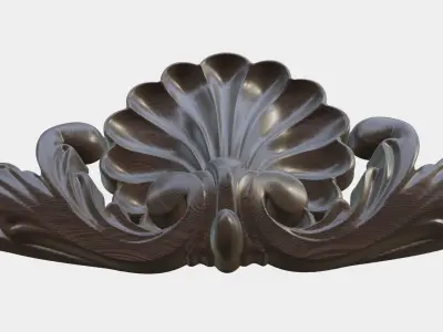 Frame Decor For Wood Carving 3D print model