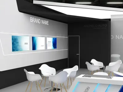 Exhibition Booth Stand stall 3D model 3D model buy