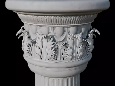 fat corinthian 3D model