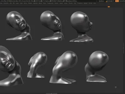 Modern Abstract Decorative sculpture 3d print model 26 3D print model