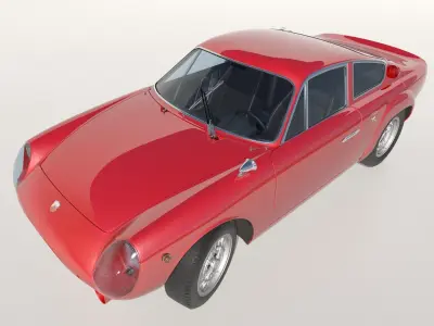 Abarth-Simca 2Mila 2-litre GT 1964 3D model