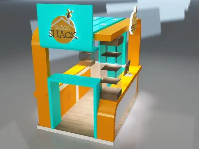 Booth Exhibition Stand a331c 3D model