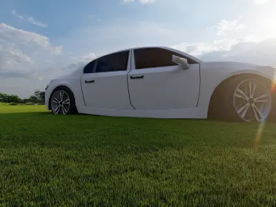the car is modern 3D model
