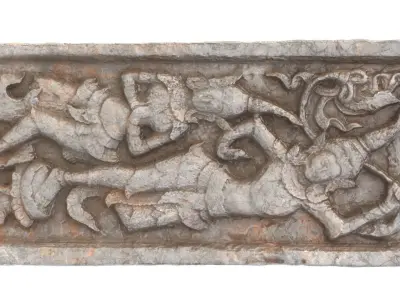 Wall Decoration Low-poly 3D model