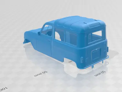 Renault 4 F4 1974 - Body Car STL Model 3D print model