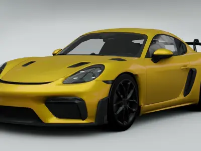 Porsche 718 Cayman GT4 RS 2022  3D model