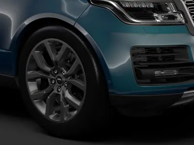 Range Rover SV Autobiography Dynamic LWB L405 2018 3D model