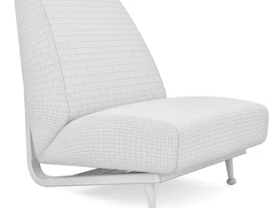 Alfonso marina voltaire chair 3D model