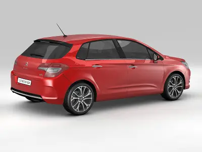 2011 Citroen C4 3D model