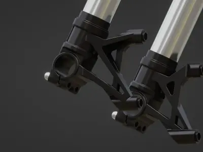 Motorcycle forks 3D model