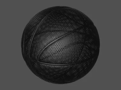 3D Airless Basketball model 3D model