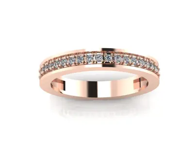 Jewelry Diamond Ring 3D print model get