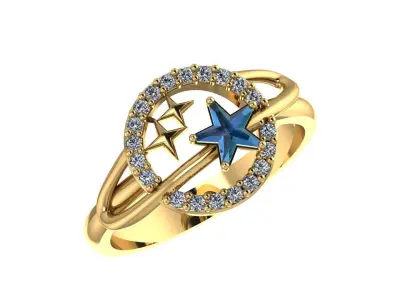 Ring star  3D print model