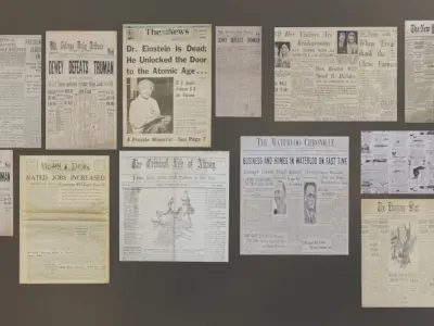 newspaper pieces Free low-poly 3D model