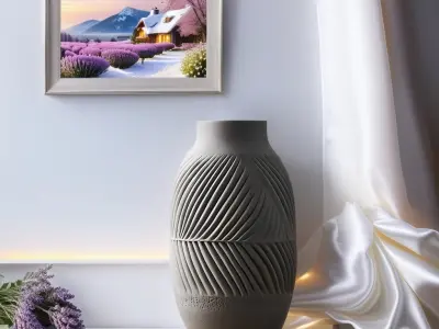 Barbagia Vase for Living Room Decor 3D print model