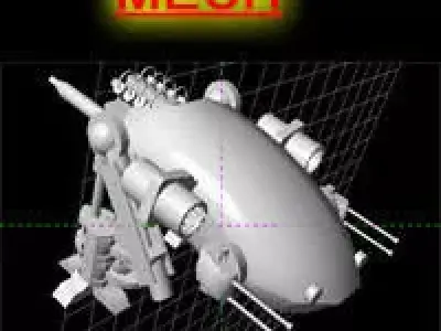 Sci-Fi Space Ship Free 3D model