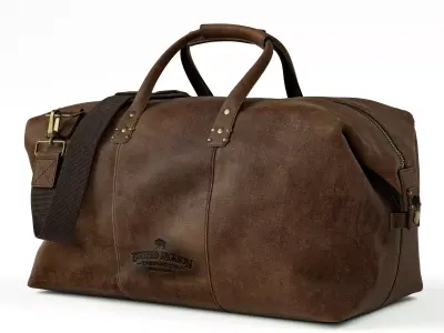 Leather Weekend Bag 3D model