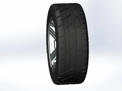 Wheels for scale model of Camaro IROC-Z 1988 3D print model