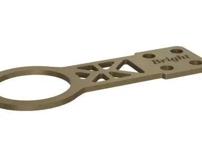 Racing tow hook 3D print model