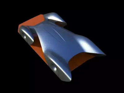 McLaren Porsche Honda Hyundai MG Remote High-Speed Racing Car  Low-poly 3D model