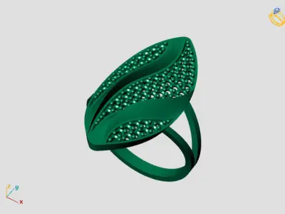 Women Ring STL Womens Ring 3d models 3D print model 3D print model 7