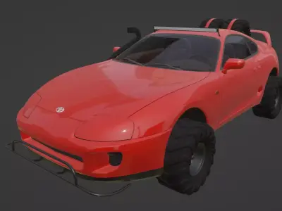 Toyota Supra 1995 Offroad 3D model