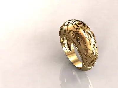 Ring Carrera y Carrera 3 3D print model