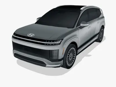 Hyundai Ioniq 9 2026 Low-poly 3D model
