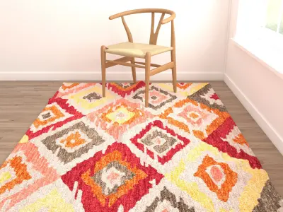 Rugs No 367 Low-poly 3D model